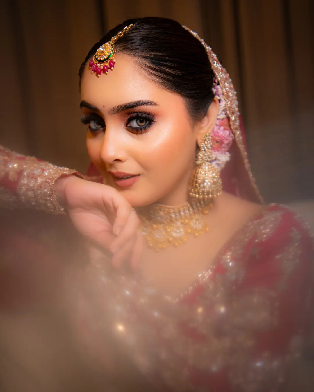 Beautiful Indian bride portrait