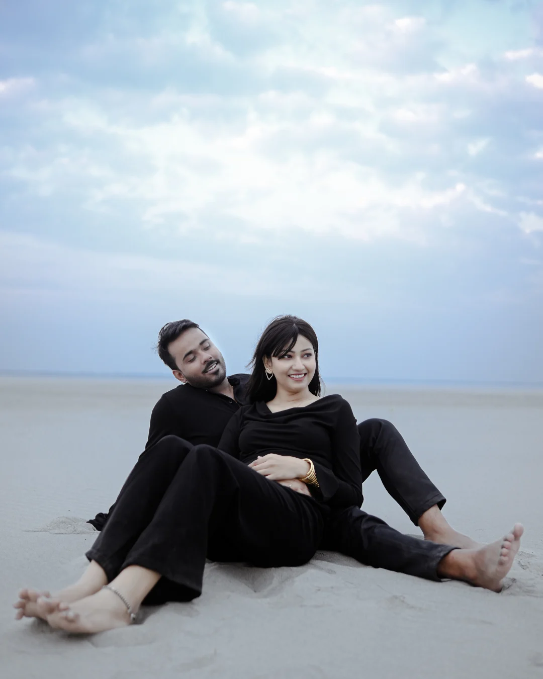 Pre-wedding shoot on the beach