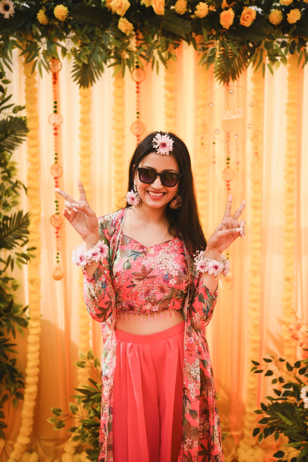 Haldi sunshine portrait