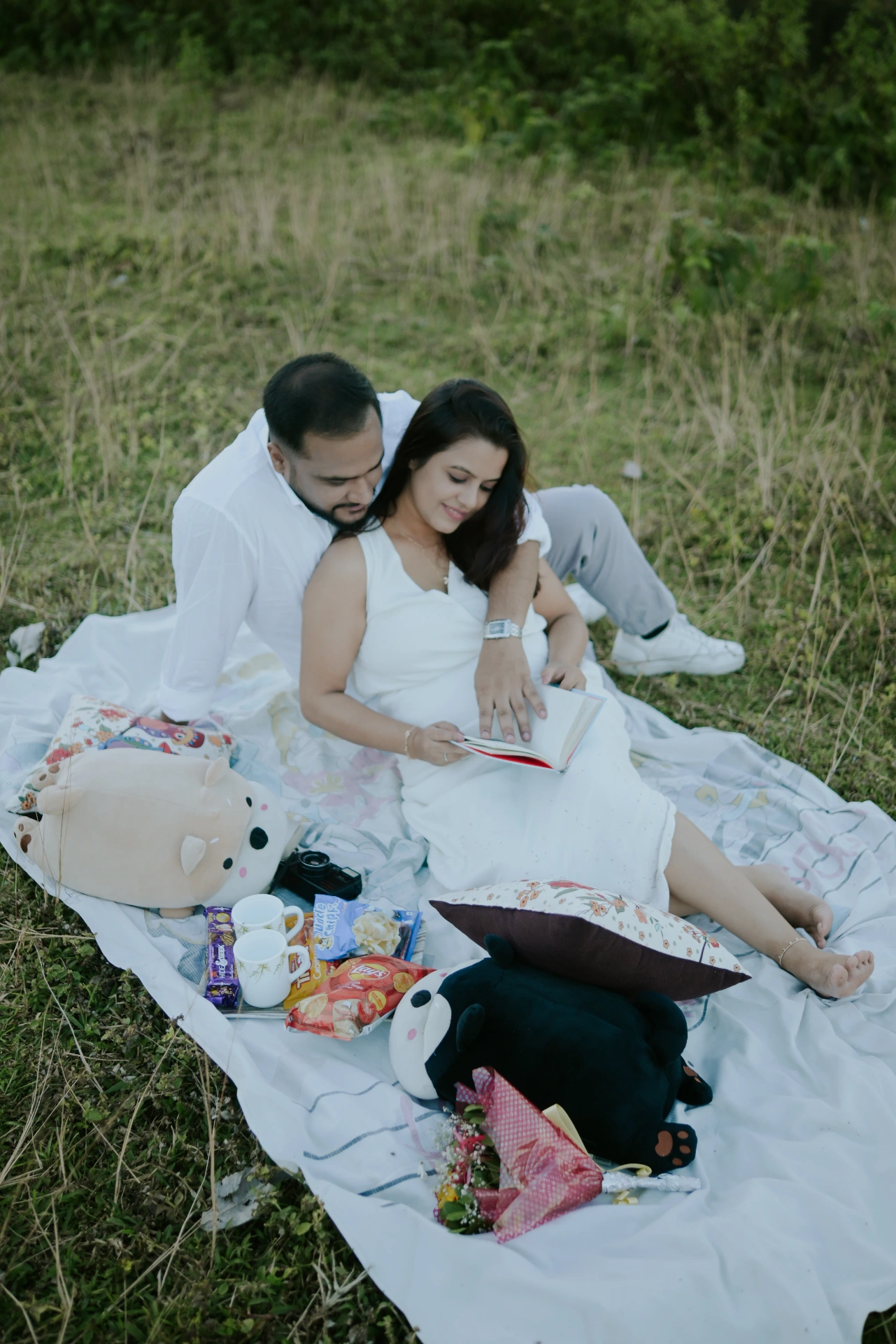 Pre-wedding moment